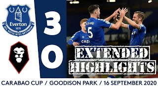 EXTENDED CARABAO CUP HIGHLIGHTS: EVERTON 3-0 SALFORD CITY