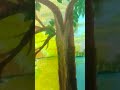 অনেক সহজেই গ্রামের দৃশ্য পেইন্টিং করো art painting artshorts howtomakeacrylicpaintings