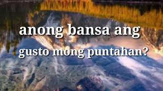 Tanong lang po.