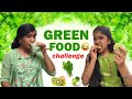 🔥We Ate Only GREEN FOOD for 24 hours || Food Challenge Tamil😋 || Preetha Ammu💞 || Ammu Times ||