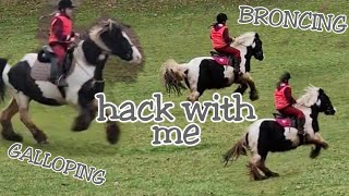 GALLOPING FOR THE FIRST TIME- mini hacking vlog series.