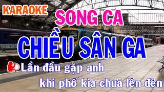 Chiều Sân Ga Karaoke Song Ca Nhạc Sống - Phối Mới Dễ Hát - Nhật Nguyễn
