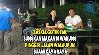 Zaskia Gotik Tak Sungkan Makan di Warung Pinggir Jalan walau Suami Kaya @TRIBUNLAMPUNGNEWSVIDEO