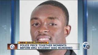 Police piece together moments before EMU student was murdered