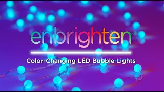 82984: Enbrighten Color-Changing LED Bubble Lights - Operation