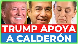 Trump le da la RAZÓN a Calderón y DESTROZA la estrategia de Sheinbaum en SEGURIDAD