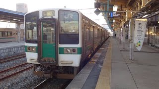 【全区間走行音】常磐線始発列車719系 仙台→原ノ町　2019.2.24