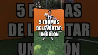 APRENDE ESTOS 5 TRUCOS Y LEVANTA EL BALÓN COMO CRACK ⚽️🔝 | #Shorts