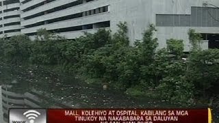 Mall, kolehiyo at ospital, kabilang sa mga tinukoy na nakababara sa daluyan ng San Juan River