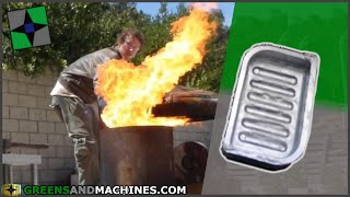 Casting Aluminum Soap Dishes with The Foundry | Permanent Diecasting Molding Press In Action