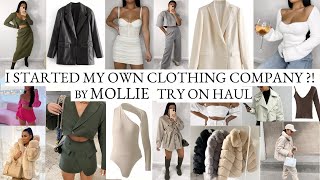 BYMOLLIE TRY ON HAUL- I STARTED MY OWN CLOTHING COMPANY?!