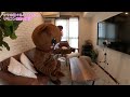 【着ぐるみ】クマの着ぐるみ「はなこ」、リモコンで撮影している様子を撮ってみた　i played in a bear costume part 4