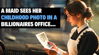 A Maid Sees Her Childhood Photo in a Billionaires Office. What Happens Next Changes Everything