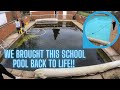 BRINGING THIS SCHOOL POOL BACK TO LIFE!!!