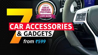 7 Must Have Car Accessories 🔥 Best Selling Car Accessories on Amazon India // Car Gadgets 2024