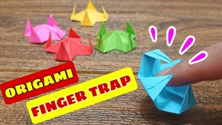 Membuat Origami Finger Trap Paling Mudah
