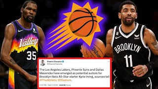 PHOENIX SUNS POTENTIAL SUITOR FOR KYRIE IRVING? KD TO PHOENIX? EMERGENCY LIVE SHOW!