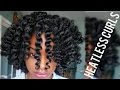 Natural Hair | MOST DEFINED Flexi Rod Set Tutorial