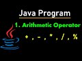Java Arithmetic Operators Example | Learn Coding