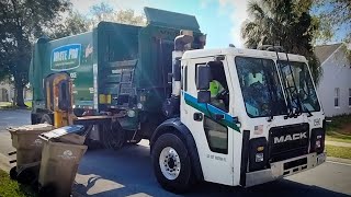 Waste Pro | Mack LR New Way Sidewinder Side Loader