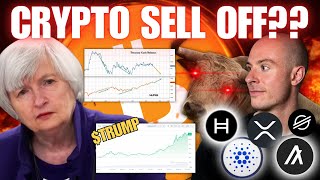 Crypto Sell Off WTF!?! $TRUMP Stealing The Show.... Treasury Calls For 'Emergency\