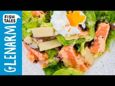 Grilled SALMON CAESAR SALAD | Bart van Olphen Grilled SALMON CAESAR SALAD | Bart van Olphen
