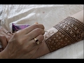 Modern style lotus and blocks bridal mehendi : bridal episode 20