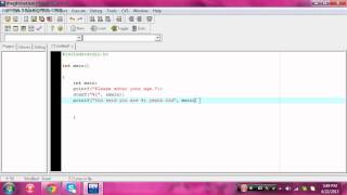 C Programming - Getting User Input for kids