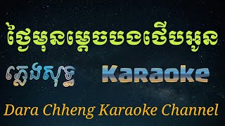 ថ្ងៃមុនម្ដេចបងថើបអូន - ភ្លេងសុទ្ធ | Thngai Mun Mdech Bong Therb Oun - Pleng Sot - Dara Chheng