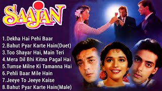 "Saajan" Movie's All Songs/Salman Khan/Madhuri Dixit/Sanjay Dutt/Music by-Nadeem Sharavan/HINDISONGS