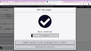 Learn Basic JavaScript Declare JavaScript Variables freeCodeCamp org Google Chrome 2019 12 16 1