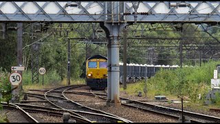 GBRf Class 66 No. 66706 on 6G92 Dowlow Hindlow - Washwood Heath Rmc @ Guide Bridge on 18.09.20 - HD