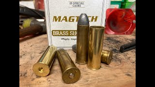 Making 577 Snider brass from Magtech 24 gauge brass shotshells