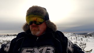 Breaking Trail with the Tundra LT Ski doo #Snowmobiling in Newfoundland #Scenic Landscapes