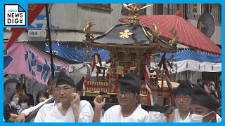 飛騨三大祭の一つ「 飛騨神岡祭」　勇壮に春の到来告げる