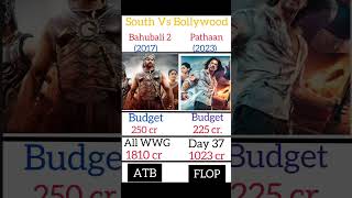 Bahubali 2 vs Pathaan Movie Comparison | Box Office Collection #shorts