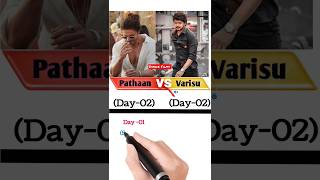 Pathaan VS Varisu Day 02 Box office collection 💵💰😮😮||#shorts #viral #pathan#varisu#srk