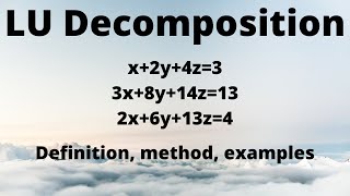 LU Decomposition