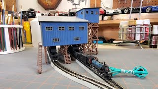 3D Printed Model Railroad, Coal Tipple, Part 2, The Weathering