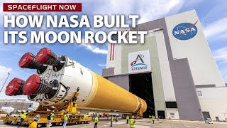 How NASA assembled its massive Moon rocket for Artemis 2