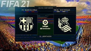 Barcelona vs Real Sociedad Feat. Depay, Griezmann, Pedri, | La Liga 21/22 | Gameplay & Prediction