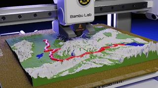 Create Amazing Miniature Models Of Your Hikes and Biketrips | 3D Printed