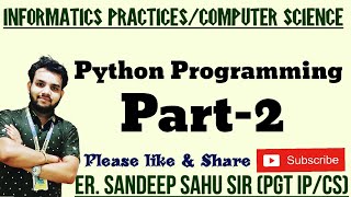 Python Programming || Part-2 || Introduction to Python|| How to install python | ER SANDEEP SIR