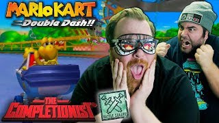 Blindfolded Mario Kart Double Dash ft. @jessecox  | Battle Square | The Completionist