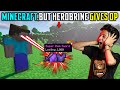 😱MINECRAFT ,BUT HEROBRINE GIVES GOD LVL OP ITEMS