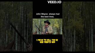 I Mean To Kill You In One Minute Ned | True Grit #shorts #johnwayne #movie