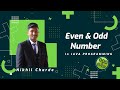 Java Even Number Odd Number Example Program ( User Input )