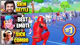 Streamers Host BIGGEST Skin & Emote Contest | Fortnite Daily Funny Moments Ep.490