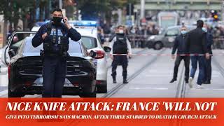 Nice knife attack: France 'will not give into terrorism' says Macron, after three stabbed to death …