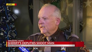 Morgan County Sheriff Rich Myers provides update on shooting involving his deputies